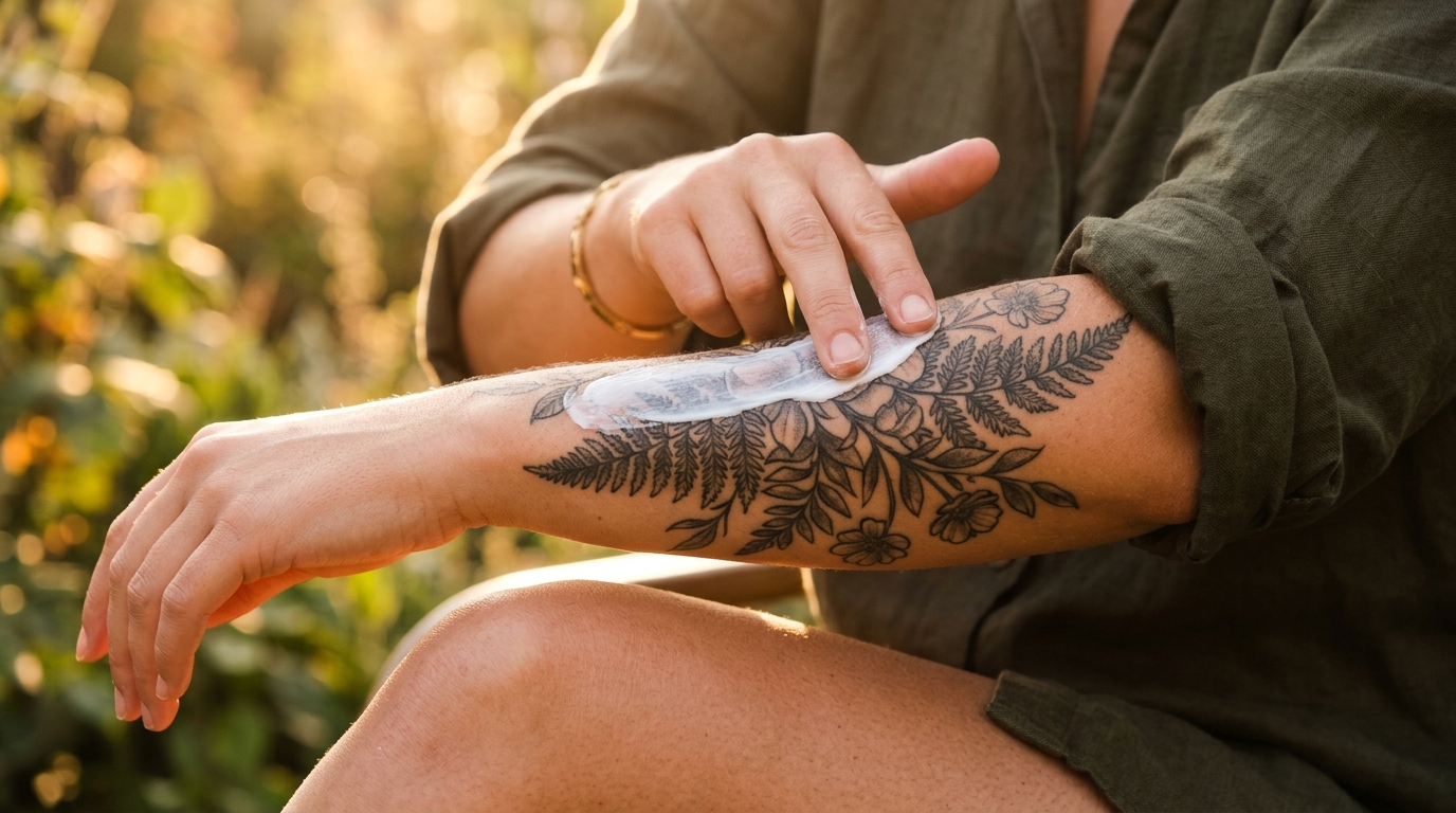 Clinical laser tattoo removal and cover-up planning consultation